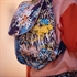Picture of Wild Flowers - L - Katoen Canvas Gabardine Twill - Avondblauw