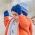Picture of Matelassé Tricot - Vlamrood